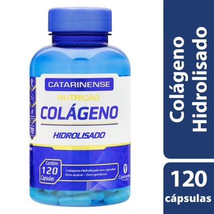 COLÁGENO HIDROLISADO 120 CÁPSULAS CATARINENSE NUTRIÇÃO