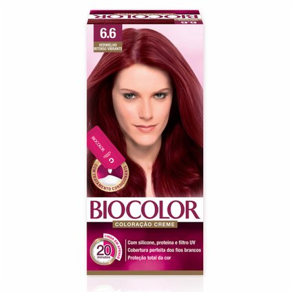 TINTURA BIOCOLOR VERMELHO INTENSO VIBRANTE 6.6 MINI KIT