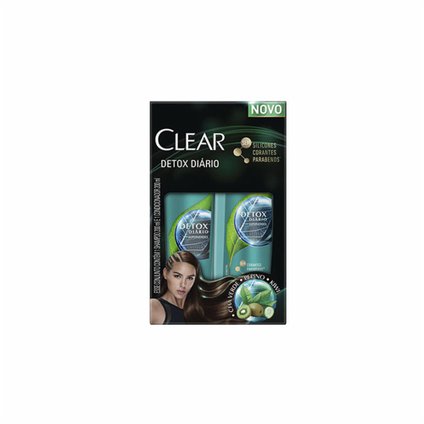 KIT SHAMPOO E CONDICIONADOR CLEAR DETOX DIÁRIO