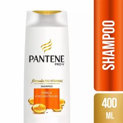Shampoo Pantene Força E Reconstrução 400ml