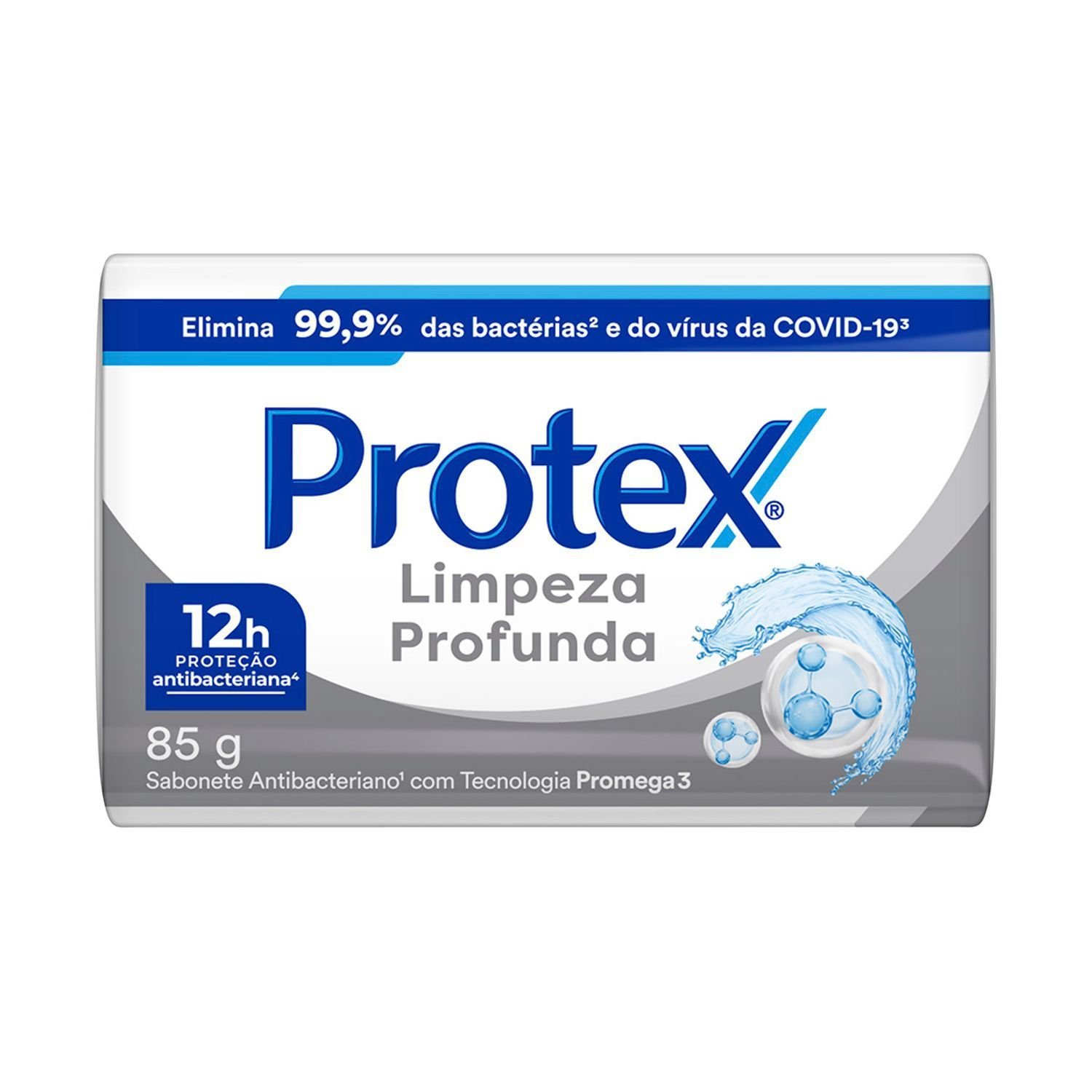 Sabonete Antibacteriano Em Barra Protex Limpeza Profunda 85g