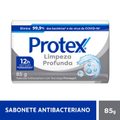 SABONETE ANTIBACTERIANO EM BARRA PROTEX LIMPEZA PROFUNDA 85G