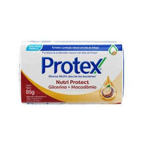 SABONETE ANTIBACTERIANO EM BARRA PROTEX NUTRI PROTECT MACADÂMIA 85G
