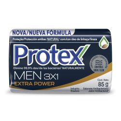 Sabonete Barra Antibacteriano Protex For Men 3 Em 1