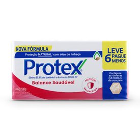 SABONETE EM BARRA PROTEX BALANCE SAUDÁVEL 85G 6 UNIDADES