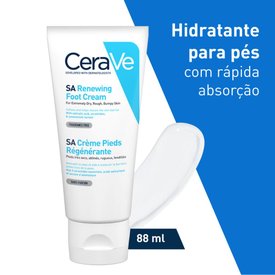 CREME RENOVADOR PARA PÉS CERAVE SA PELE EXTREMAMENTE SECA, ÁSPERA E IRREGULAR 88ML