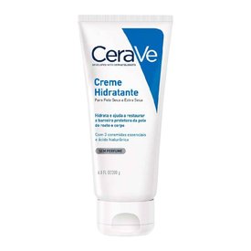 CREME HIDRATANTE CORPORAL CERAVE ÁCIDO HIALURÔNICO CERAMIDAS PARA PELE SECA 200G