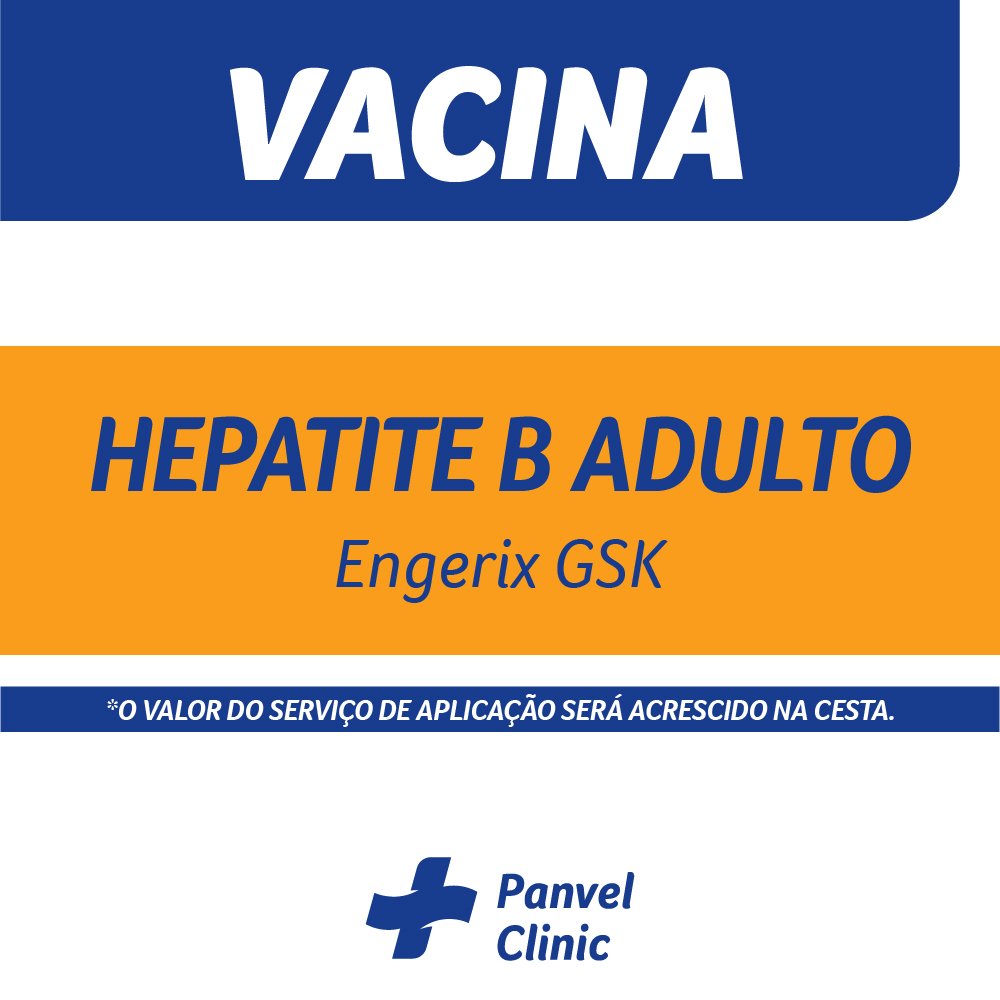 Vacina Hepatite B Adulto Engerix Gsk - PanVel Farmácias