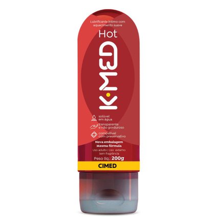 LUBRIFICANTE ÍNTIMO K-MED HOT 200G