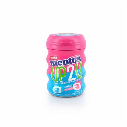 GOMA DE MASCAR MENTOS GARRAFA UP2U 56G