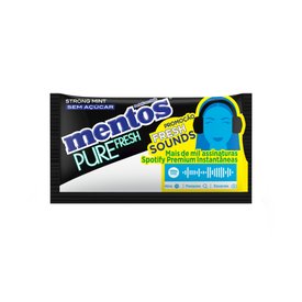 GOMA DE MASCAR MENTOS PURE FRESH STRONG MINT 8,5G