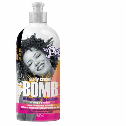ESTIMULADOR DE CACHOS SOUL POWER CURLY CREAM BOMB 500ML