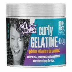 Gelatina Ativadora De Cachos Soul Power Curly Gelatine 400g