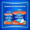 ABSORVENTE ALWAYS TAMANHO P SECA COM ABAS 8 UNIDADES