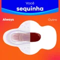 ABSORVENTE ALWAYS DIA SECA COM ABAS FLUXO MÉDIO 32 UNIDADES
