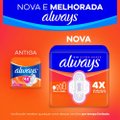 ABSORVENTE ALWAYS DIA ULTRA SUAVE COM ABAS FLUXO MÉDIO 32 UNIDADES