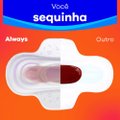 ABSORVENTE ALWAYS DIA ULTRA SUAVE COM ABAS FLUXO MÉDIO 8 UNIDADES