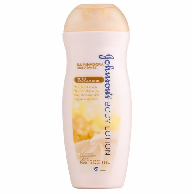 Loção Hidratante Johnson's Body Lotion Iluminadora 200ml PanVel Farmácias