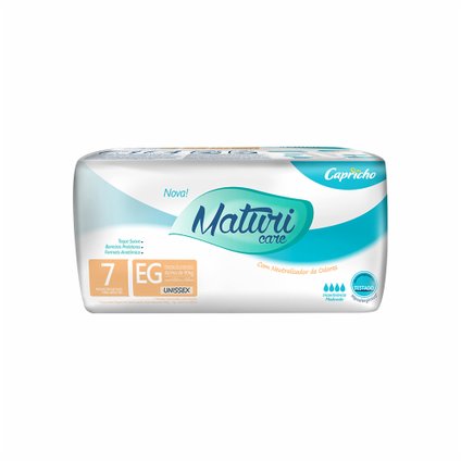 FRALDA ADULTO MATURI CARE EG COM 7 UNIDADES