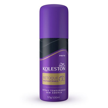 SPRAY DE RETOQUE KOLESTON PRETO 100ML