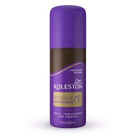 SPRAY DE RETOQUE KOLESTON CASTANHO ESCURO 100ML