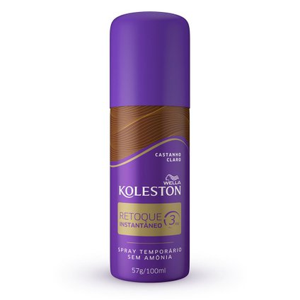 SPRAY DE RETOQUE KOLESTON CASTANHO CLARO 100ML