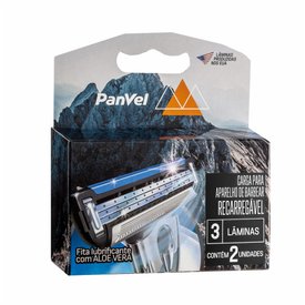 RECARGA COM 3 LÂMINAS DE BARBEAR PANVEL COM 2 UNIDADES