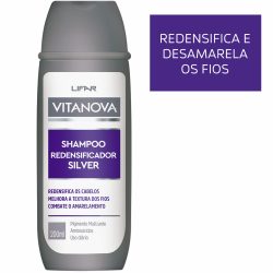 Shampoo Desamarelador Vita Nova Silver Redensificador 200ml