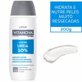 LOÇÃO HIDRATANTE CORPORAL VITA NOVA UREIA 10% 200G