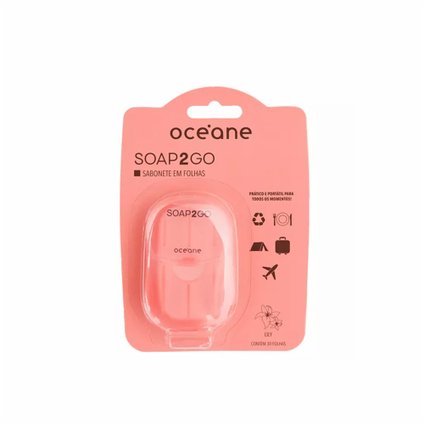 SABONETE  EM FOLHA SOAP2GO OCEANE LIRIO 30FL
