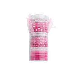 Elástico Para Cabelos Marcoboni Loop Kids Com 18 Itens - Cores Variadas