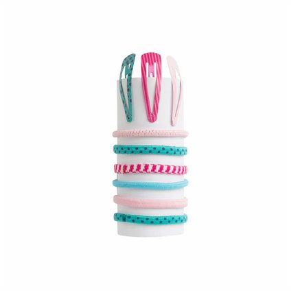 KIT ACESSÓRIOS MARCOBONI TRENDY KIDS FASHION COM 12 UNIDADES