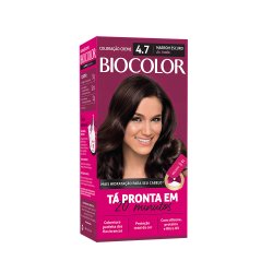 Mini Kit Tinta De Cabelo Biocolor Marrom Escuro Da Moda 4.7