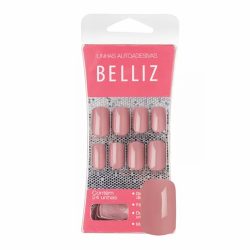 Unhas Belliz Autoadesivas Nude