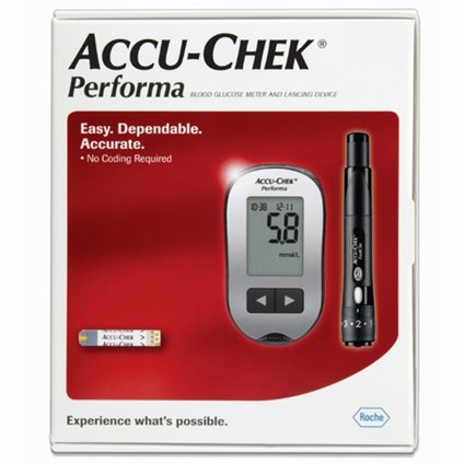 ACCU-CHEK PERFORMA KIT 1 MONITOR + 1 LANCETA + 10 TIRAS