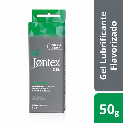 GEL LUBRIFICANTE JONTEX MENTHOL 3EM1 50G