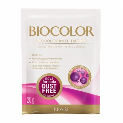 SACHÊ DESCOLORANTE BIOCOLOR PROTEÍNA E QUERATINA 20G