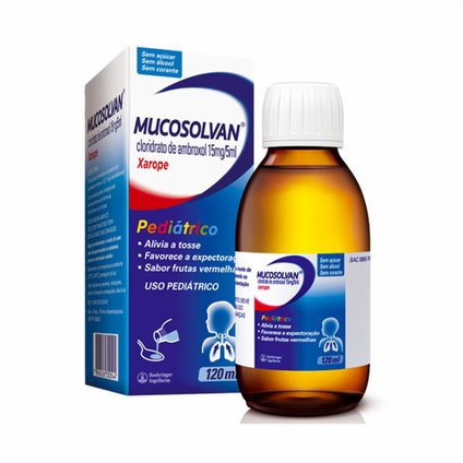 MUCOSOLVAN XAROPE PEDIÁTRICO 15MG/5ML 120ML