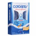 HASTES FLEXIVEIS COTONETES 150 UNIDADES