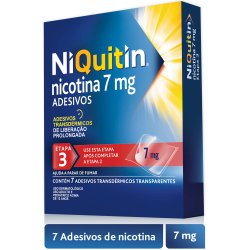 Niquitin Adesivos 7mg Para Parar De Fumar 7 Unidades