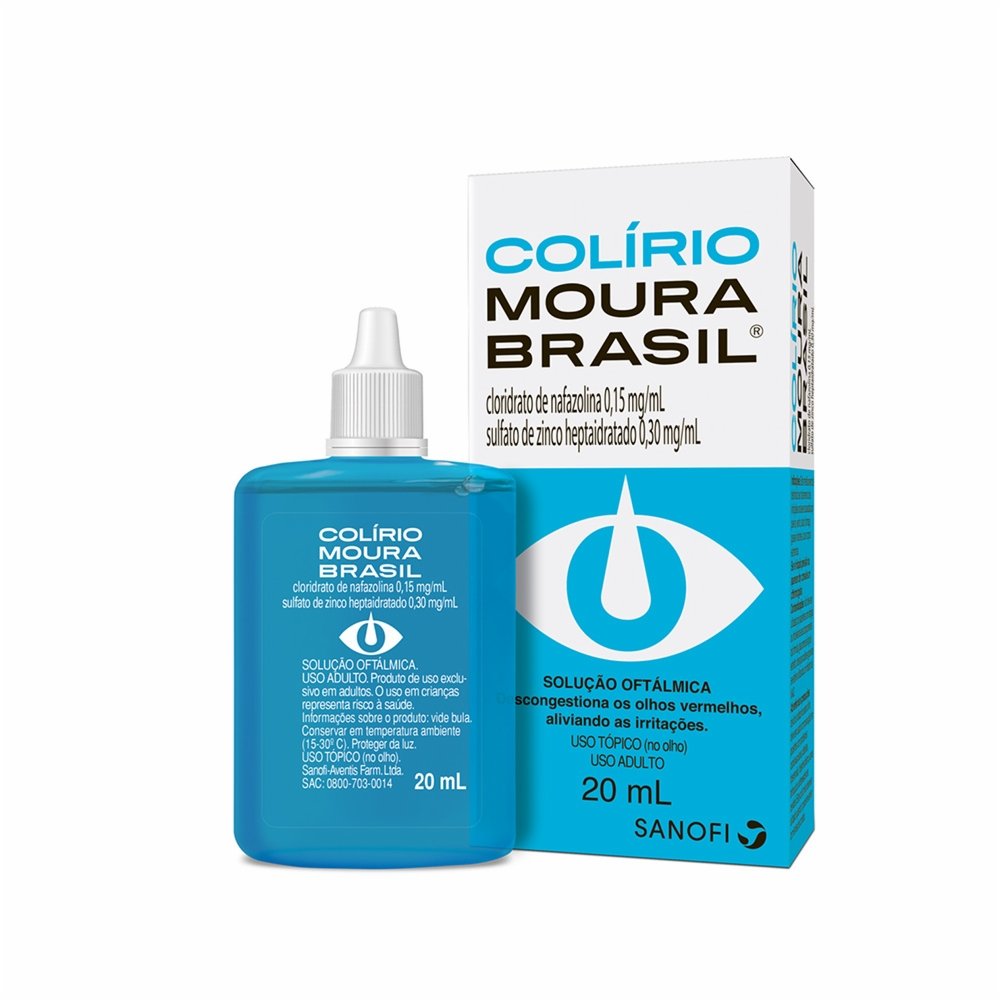 Colírio Moura Brasil 20ml - PanVel Farmácias