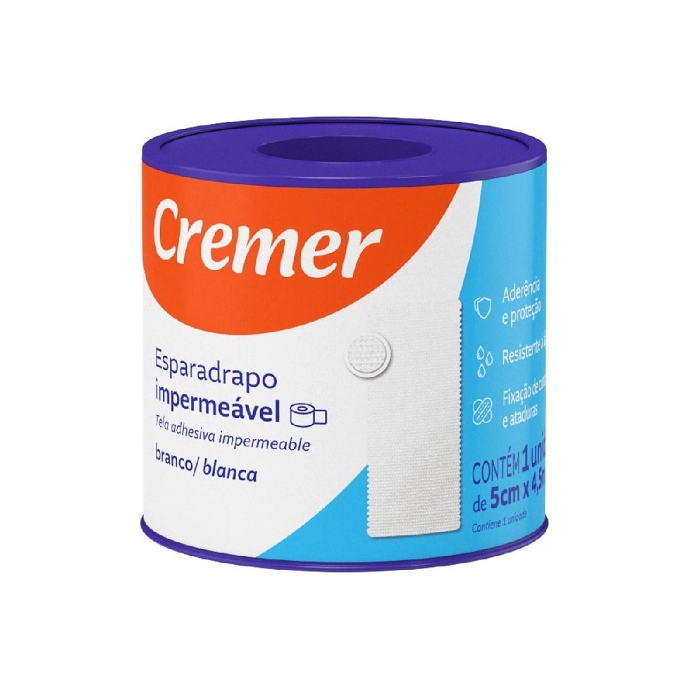 Esparadrapo Impermeável Cremer 5cm X 4,5m