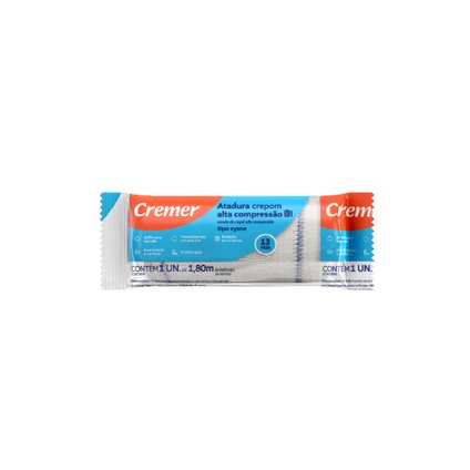 ATADURA CREPOM CYSNE 08CMX1,8M REP4,5