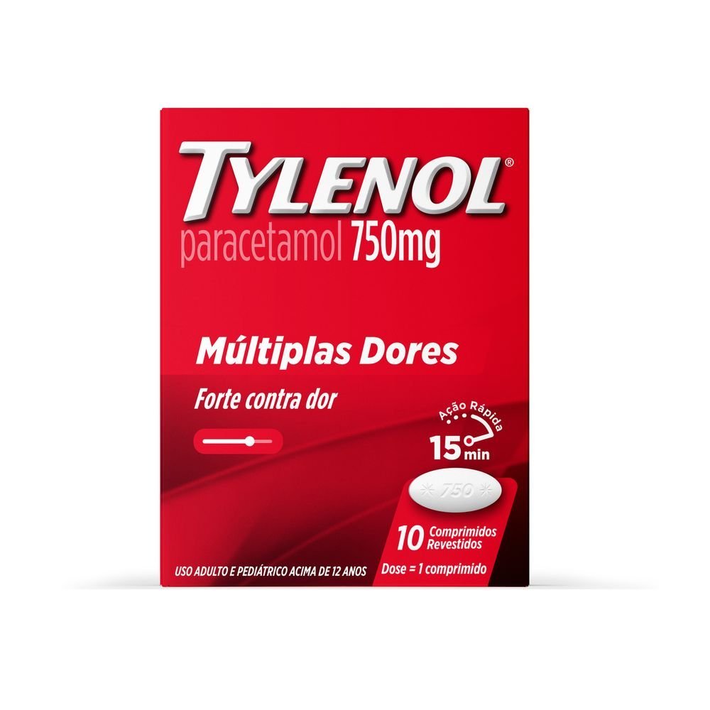 Tylenol 750mg 20 Comprimidos - PanVel Farmácias