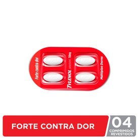TYLENOL BLISTER 750MG 4 COMPRIMIDOS