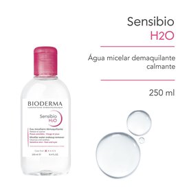 ÁGUA MICELAR BIODERMA SENSIBIO H2O DERMATOLÓGICA CALMANTE PARA PELES NORMAIS A SENSÍVEIS 250ML
