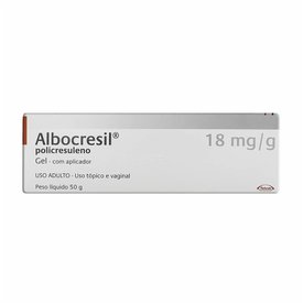 ALBOCRESIL ANTISÉPTICO GINECOLÓGICO EM GEL 50G