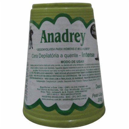 CERA DEPILATÓRIA QUENTE ANADREY INTENSE 200G