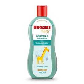 SHAMPOO INFANTIL HUGGIES EXTRA SUAVE PARA BEBÊ 400ML