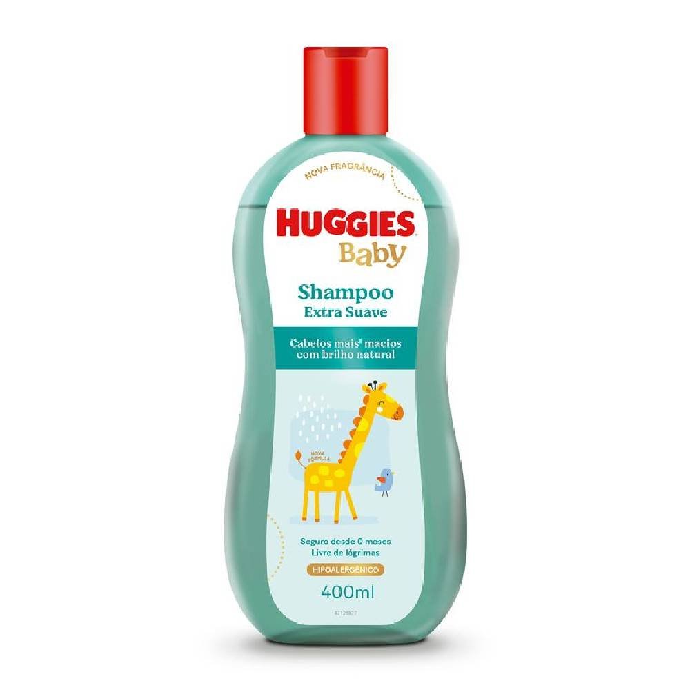 Shampoo Infantil Huggies Extra Suave Para Bebê 400ml